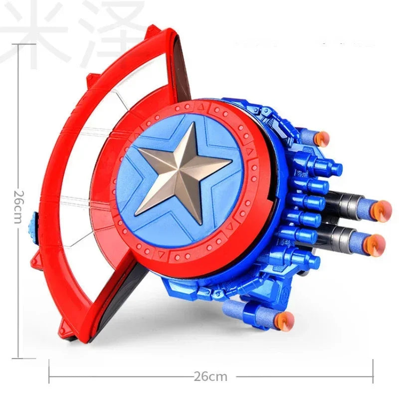 Captain America Schild Masker Zachte Darts Kogels